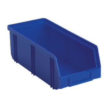 Sealey TPS2D Plastic Storage Bin Deep 105 x 240 x 85mm Blue Pack of 28