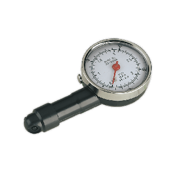 Sealey TST/PG97 Tyre Pressure Gauge Dial Type 0 3bar(0 40psi)
