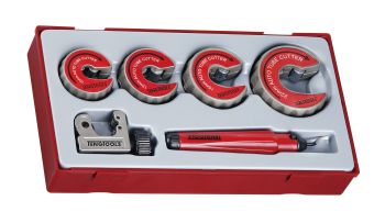 Teng Tools TTTC06 6 Piece Pipe Cutter & Deburring Set