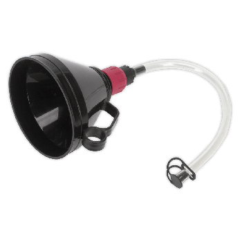 Sealey VFF1 Valved Funnel with Flexible Spout ⌀160mm
