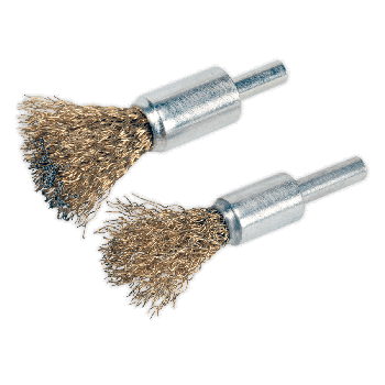 Sealey VS1801 Decarbonising Brush Set 2pc
