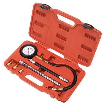 Sealey VSE300D Petrol Engine Compression Tester Deluxe Kit 6pc