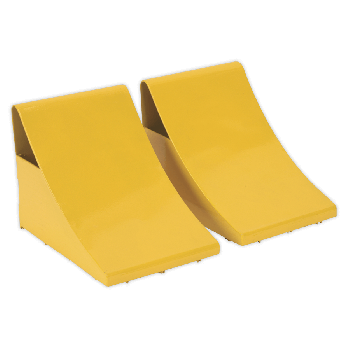 Sealey WC05 Heavy Duty Steel Wheel Chocks 4kg   Pair